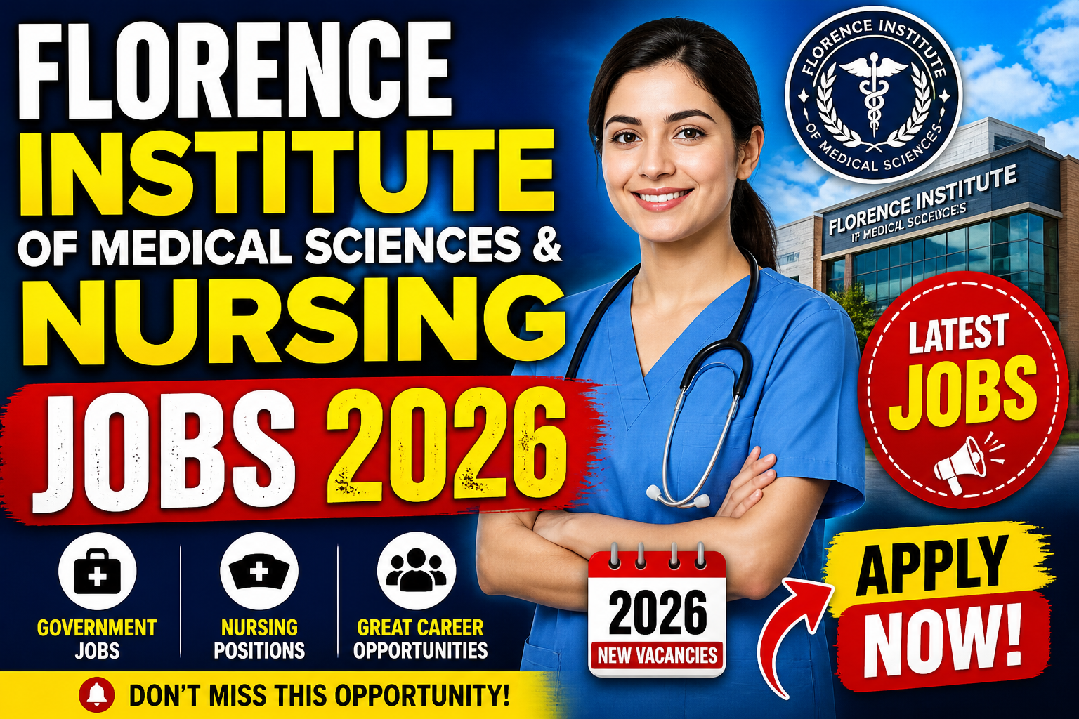 Florence Institute of Medical Sciences & Nursing Jobs 2026